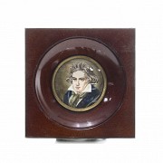 Miniature of Ludwig van Beethoven, early 20th century