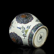 Jarrón de porcelana esmaltada, S.XIX - XX