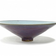 Large Jun vidridade ware bowl, Jin dynasty (1125 - 1234)