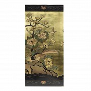 Chinese four-leaf folding screen, 20th century - 6