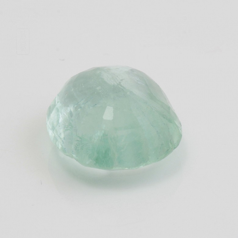 Natural emerald in light color, 32.88cts in weight, - 4