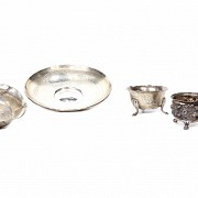 Five small objects of European silver, 20th century