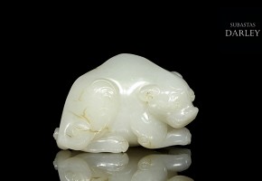 Carved jade figure 