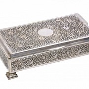 Silver jewelry box, law 800