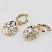 1.01cts precious diamond earrings - 3