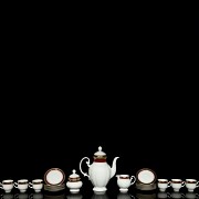 Juego de té en porcelana, Seltmann Bavaria, S.XX
