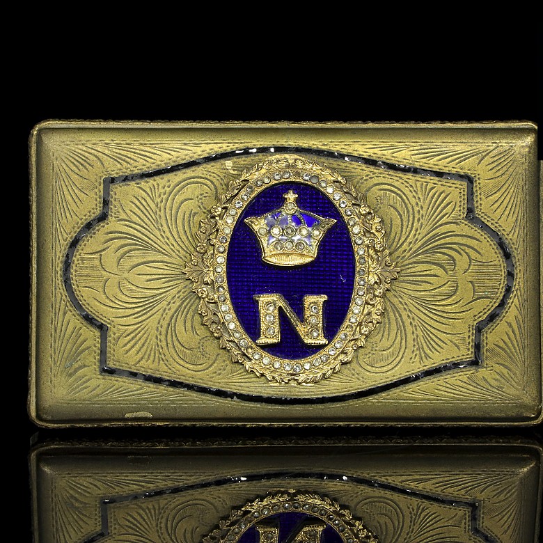 Caja de rapé con monograma imperial, S.XIX