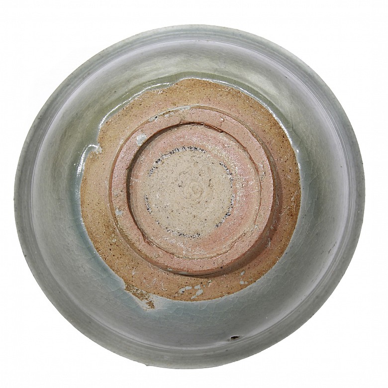 Cuenco con decoración incisa y vidriado celadón, Sawankhalok, s.XIV-XV