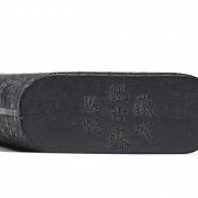 Chinese ink with cloud pattern, Qing dynasty.