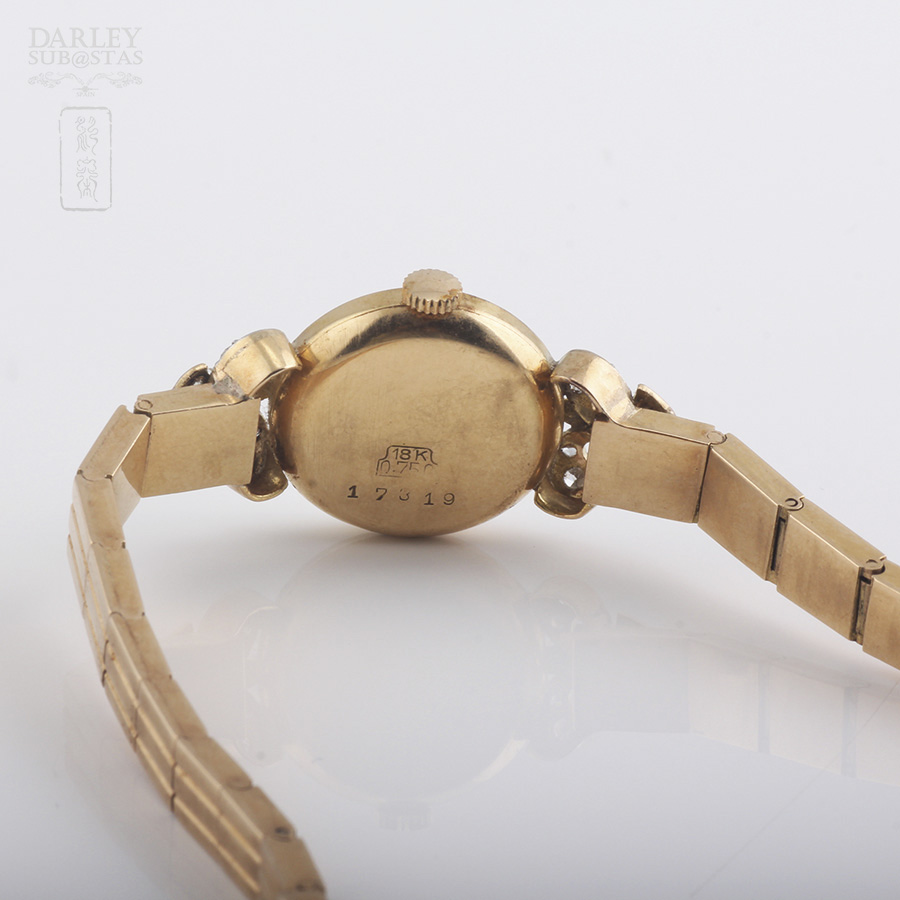 Belicoso Higgins Condicional Reloj de pulsera oro antiguo Omega